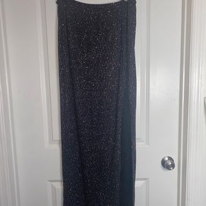 Side Split Maxi Skirt